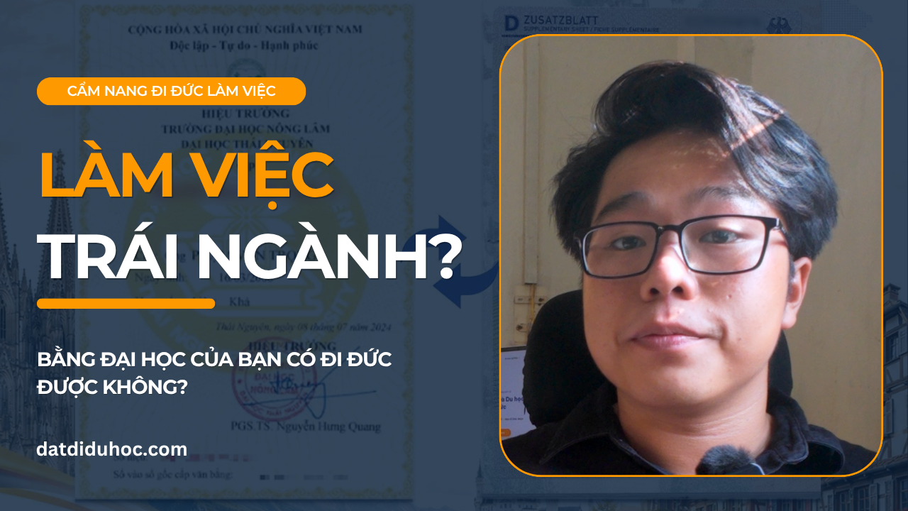 Làm trái ngành tại Đức diện visa 18B